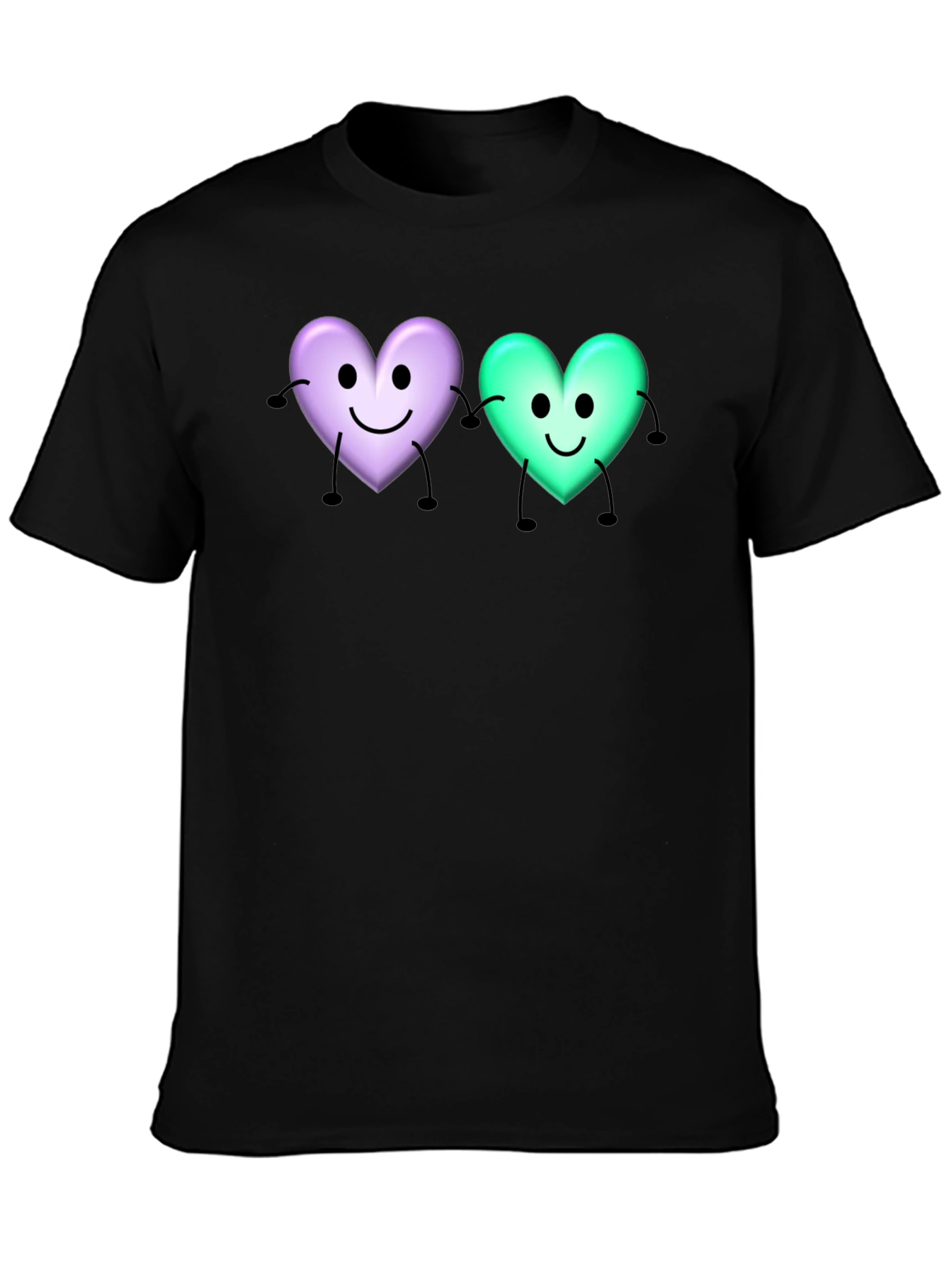 Cute Cartoon Heart T-Shirt