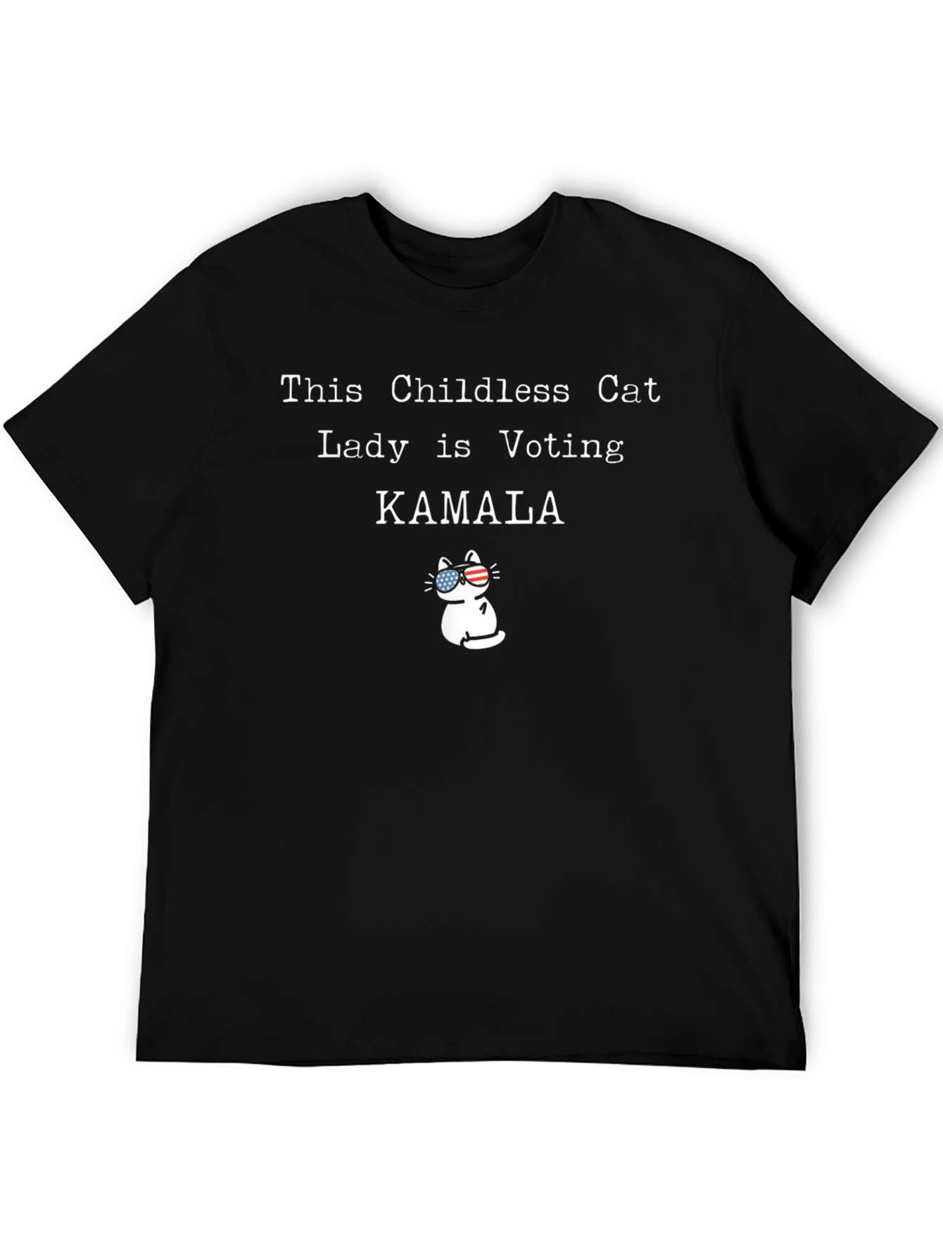 This Childless Cat Lady is Voting Kamala T-Shirt