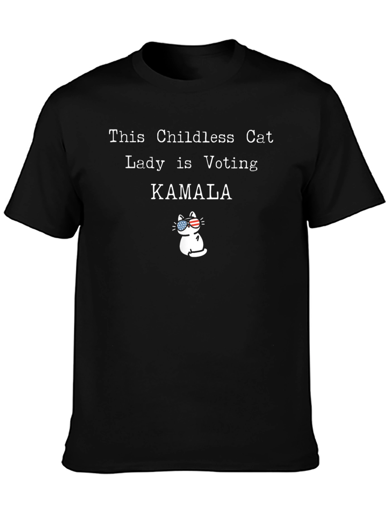 This Childless Cat Lady is Voting Kamala T-Shirt