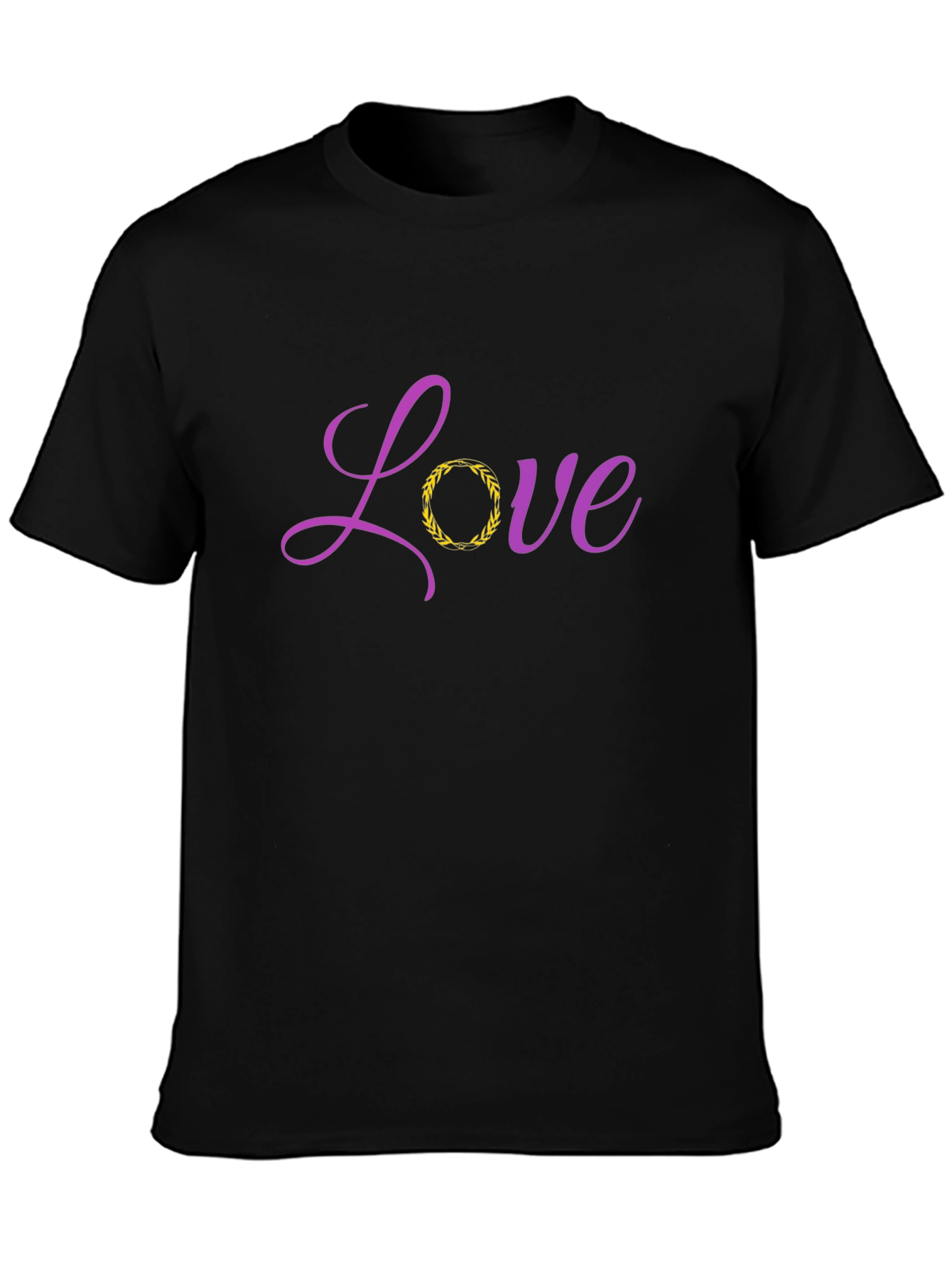 Love Graphic Tee - Stylish Black T-Shirt