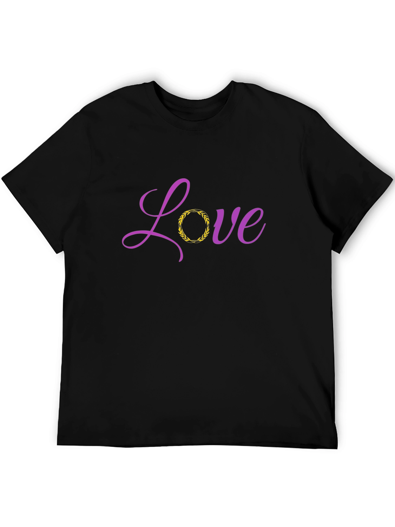Love Graphic Tee - Stylish Black T-Shirt