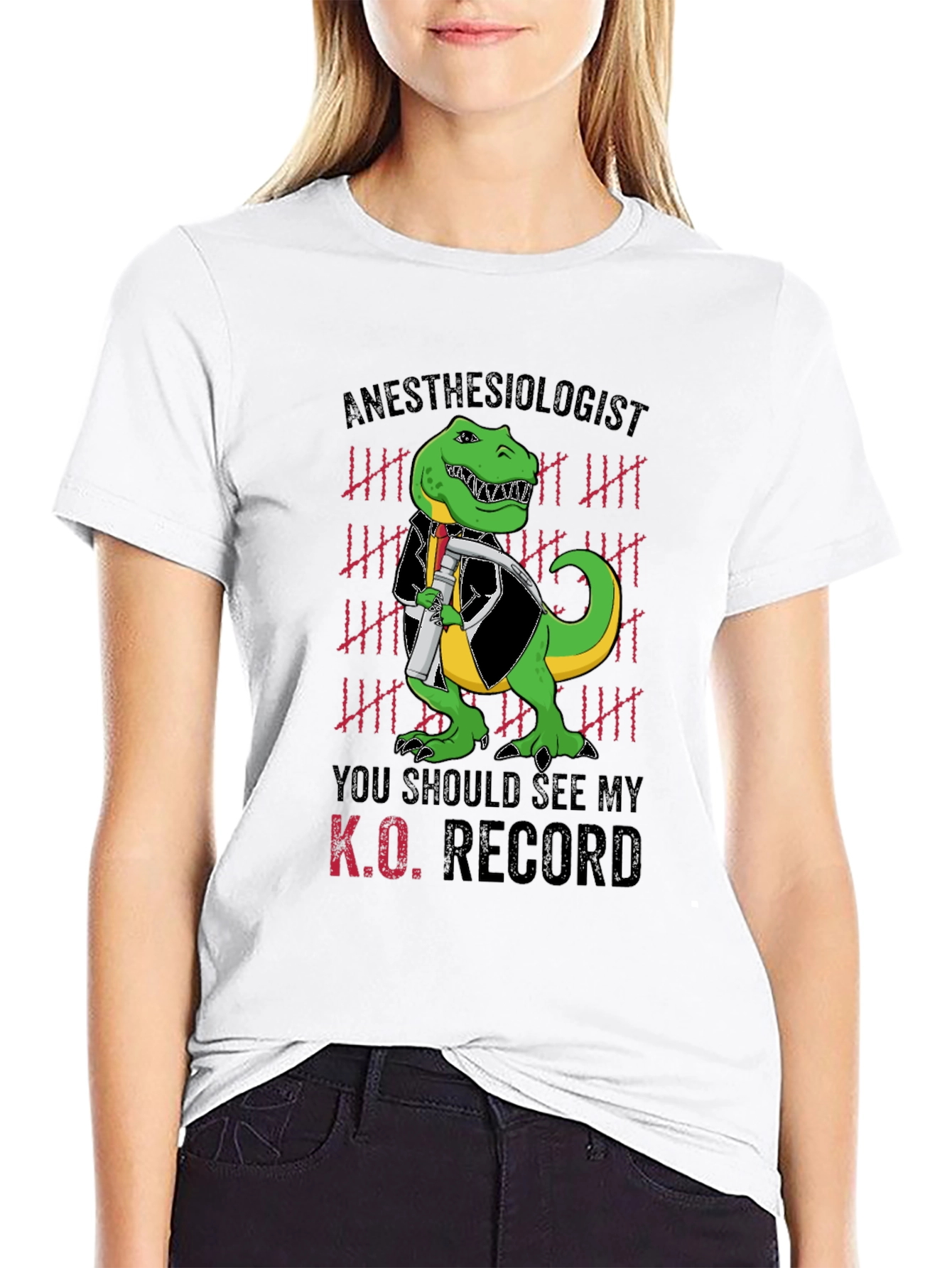 Anesthesiologist K.O. Record T-Shirt