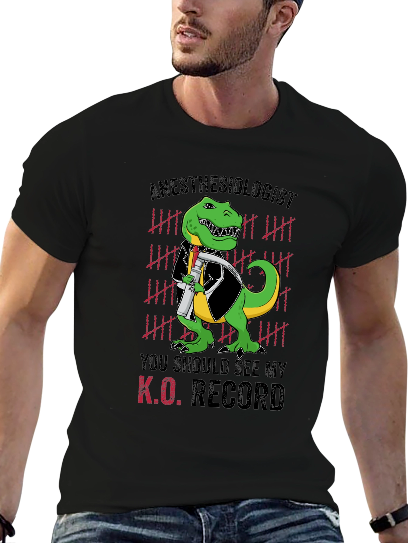 Anesthesiologist K.O. Record T-Shirt