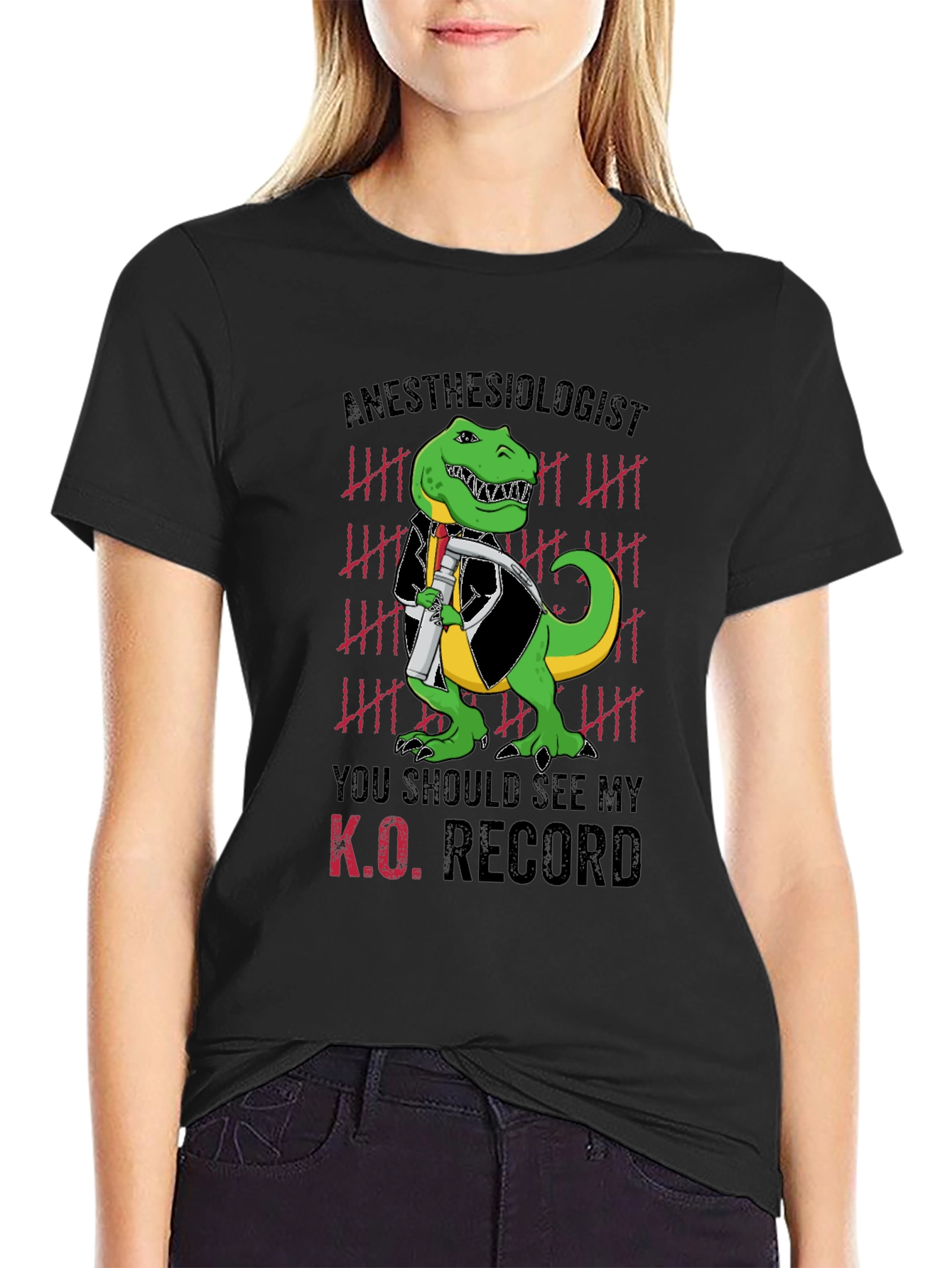 Anesthesiologist K.O. Record T-Shirt