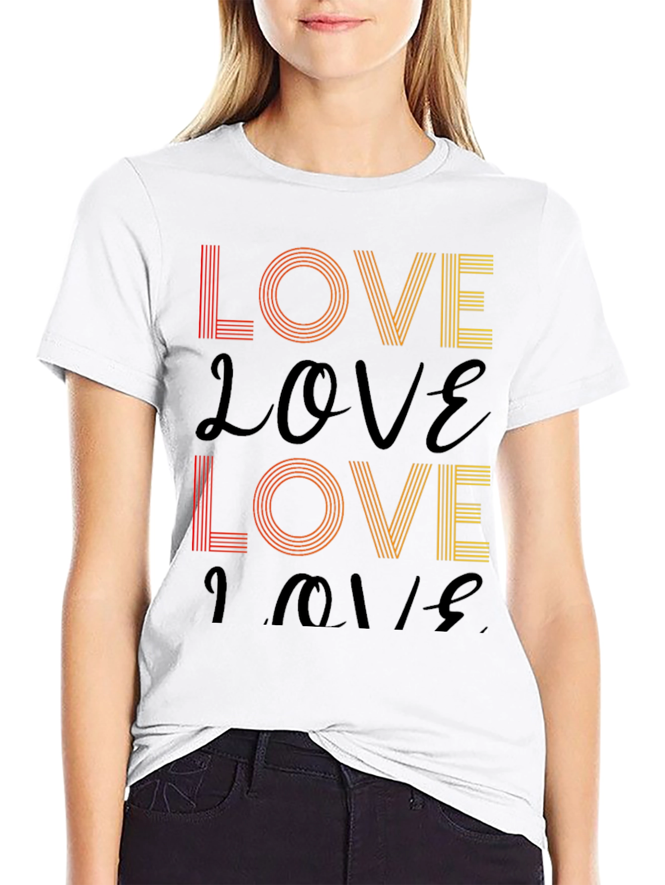 Retro Love T-Shirt - Stylish Graphic Tee