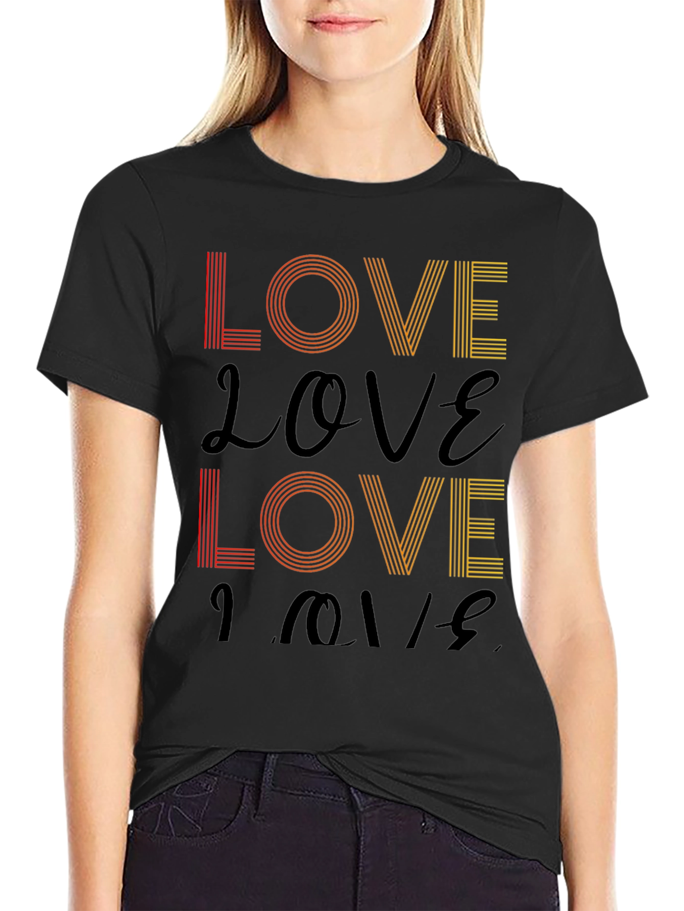 Retro Love T-Shirt - Stylish Graphic Tee