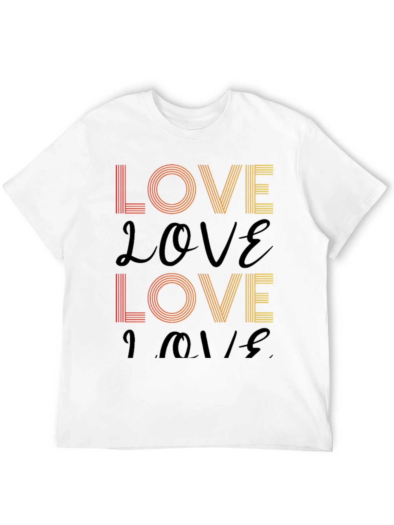 Retro Love T-Shirt - Stylish Graphic Tee