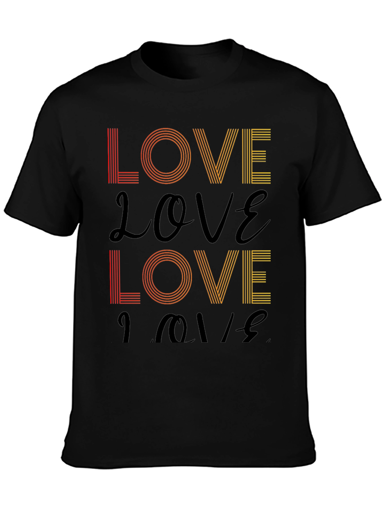Retro Love T-Shirt - Stylish Graphic Tee