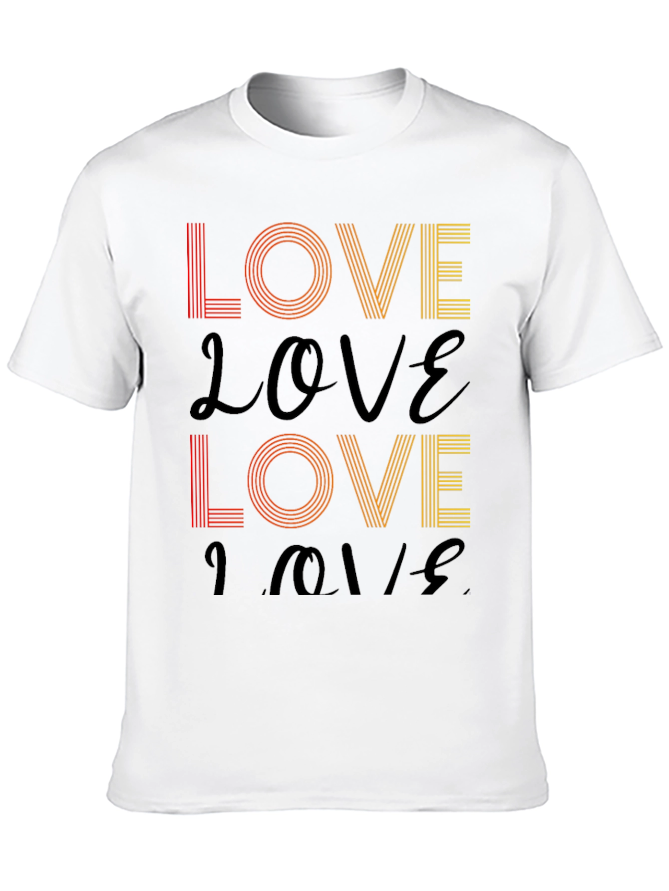 Retro Love T-Shirt - Stylish Graphic Tee