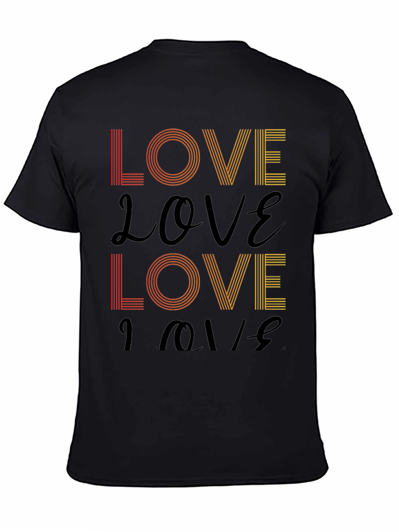 Retro Love T-Shirt - Stylish Graphic Tee