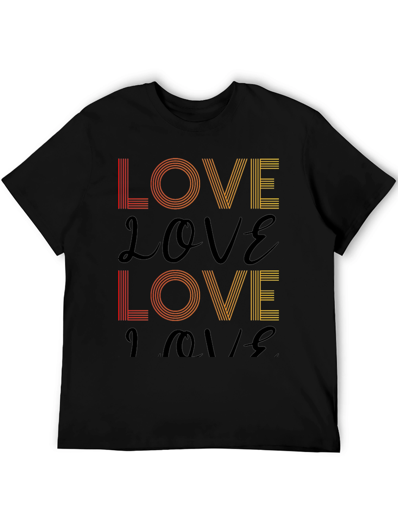 Retro Love T-Shirt - Stylish Graphic Tee