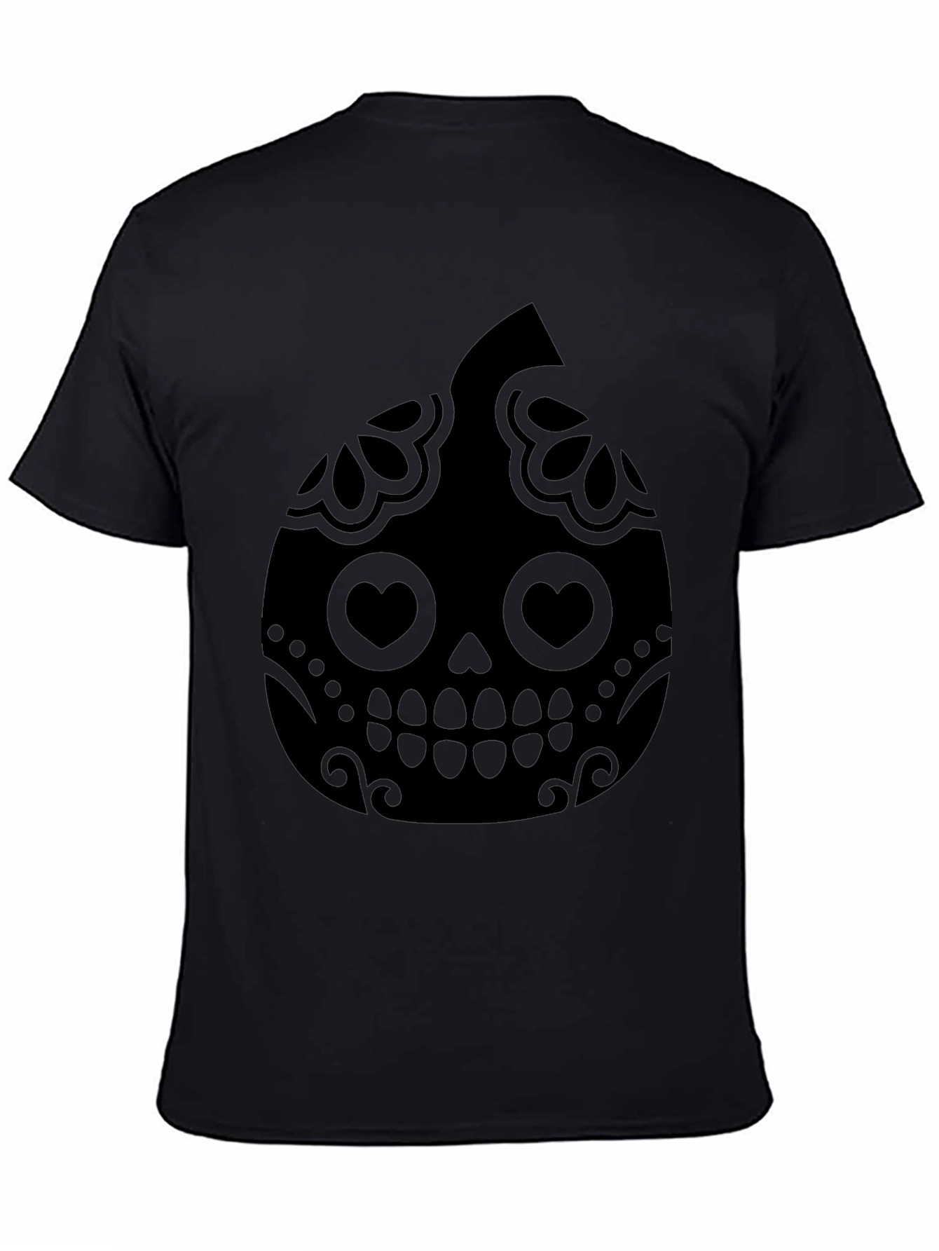 Sugar Skull Pumpkin Halloween T-Shirt