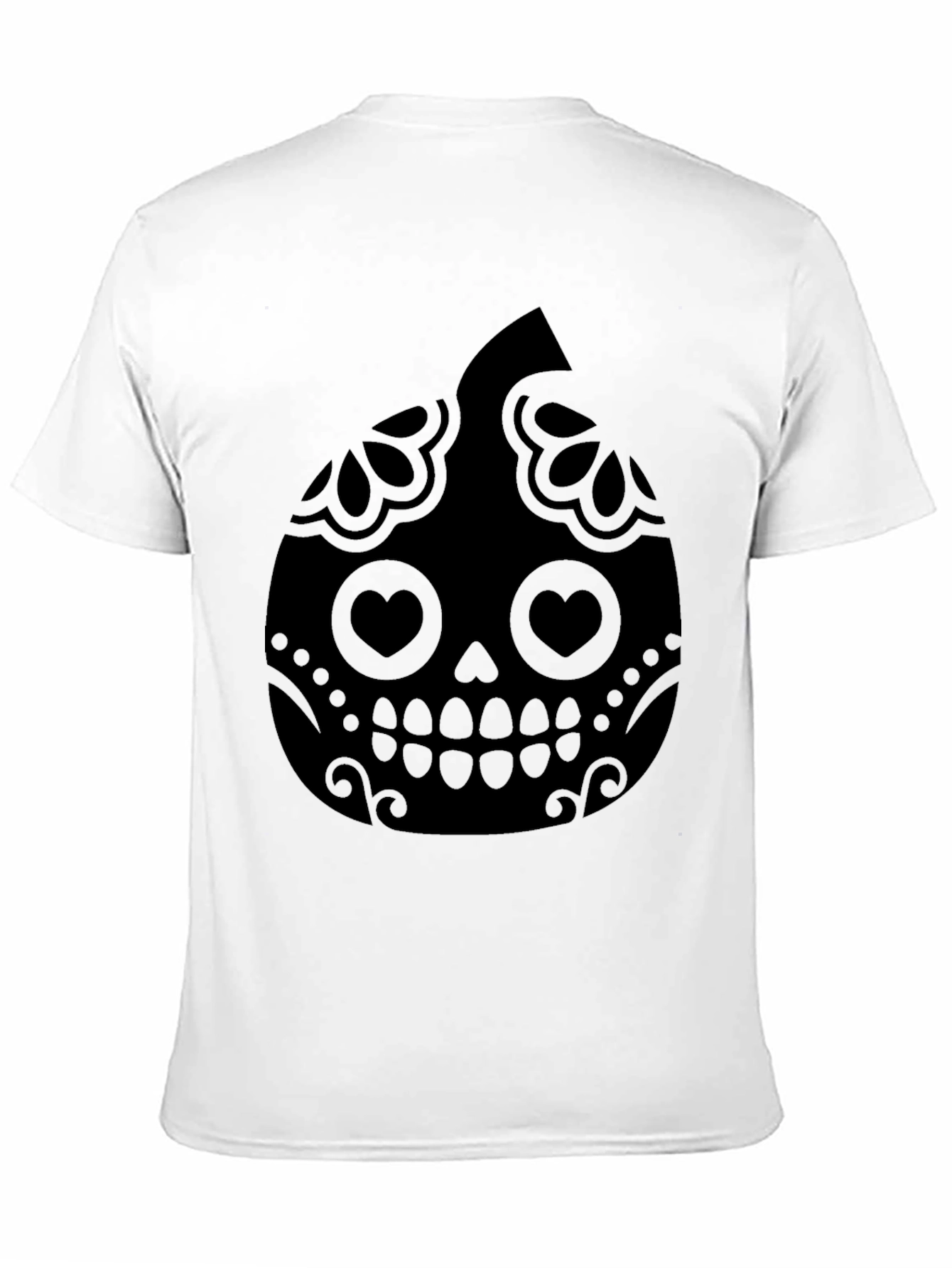 Sugar Skull Pumpkin Halloween T-Shirt
