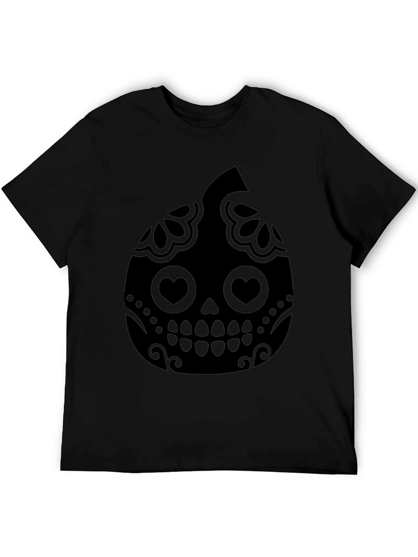 Sugar Skull Pumpkin Halloween T-Shirt