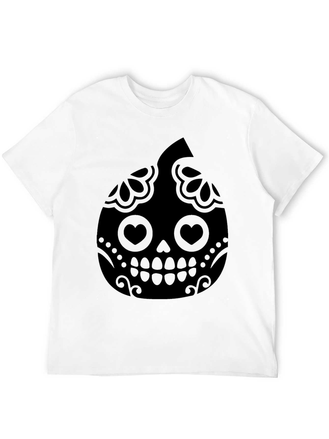 Sugar Skull Pumpkin Halloween T-Shirt