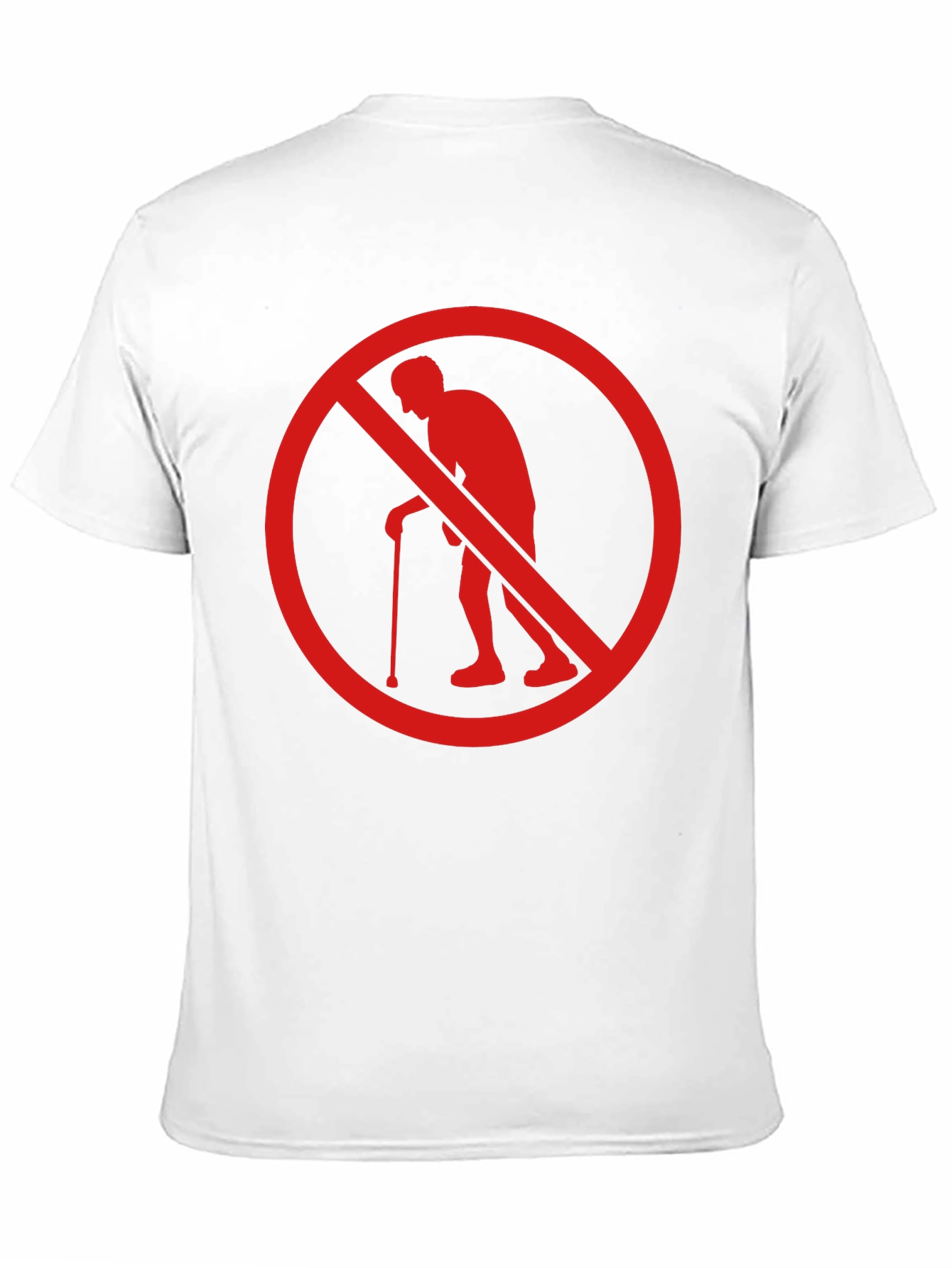 No Old People T-Shirt Funny Novelty Graphic Tee