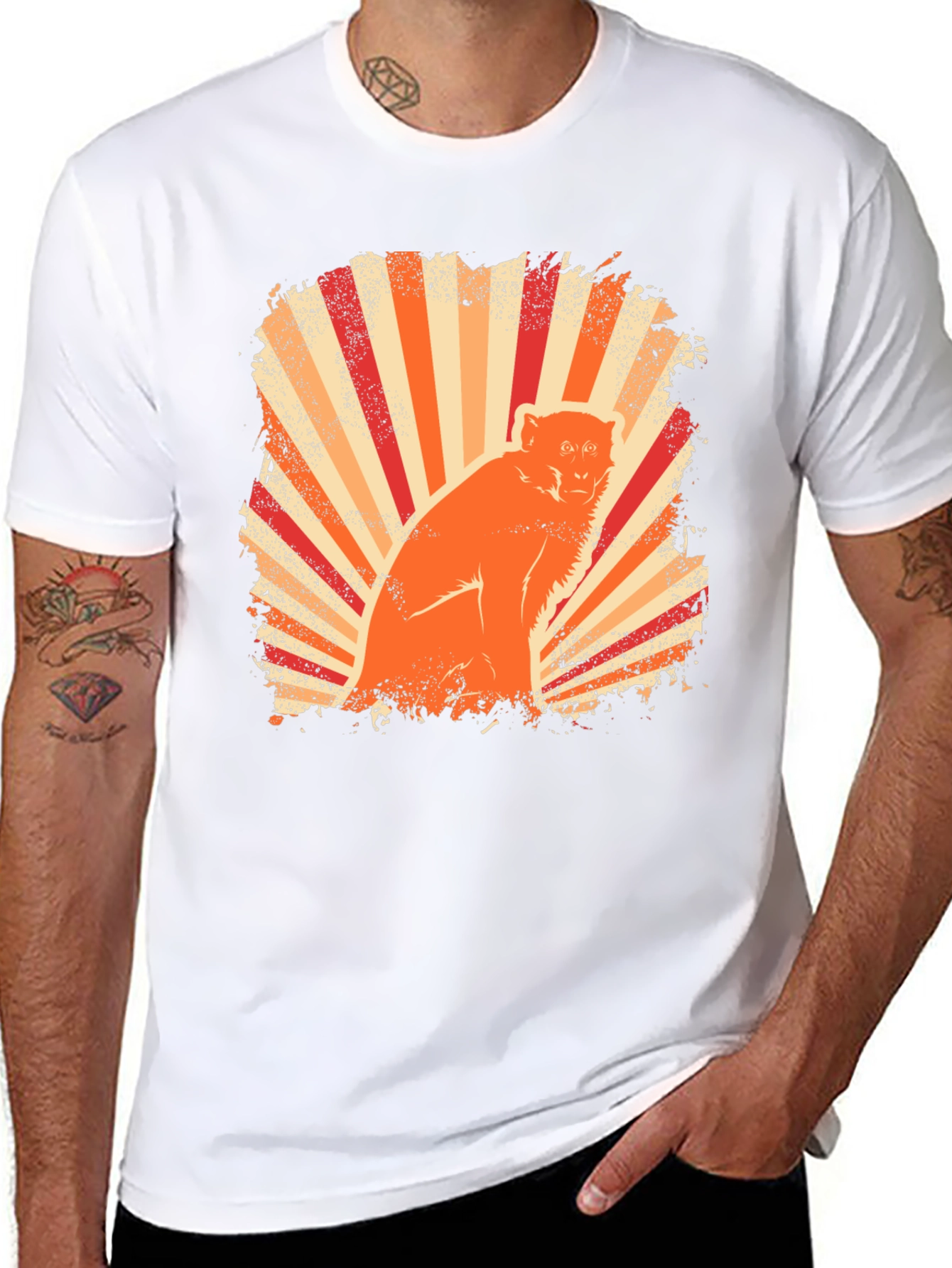 Retro Monkey Graphic Tee