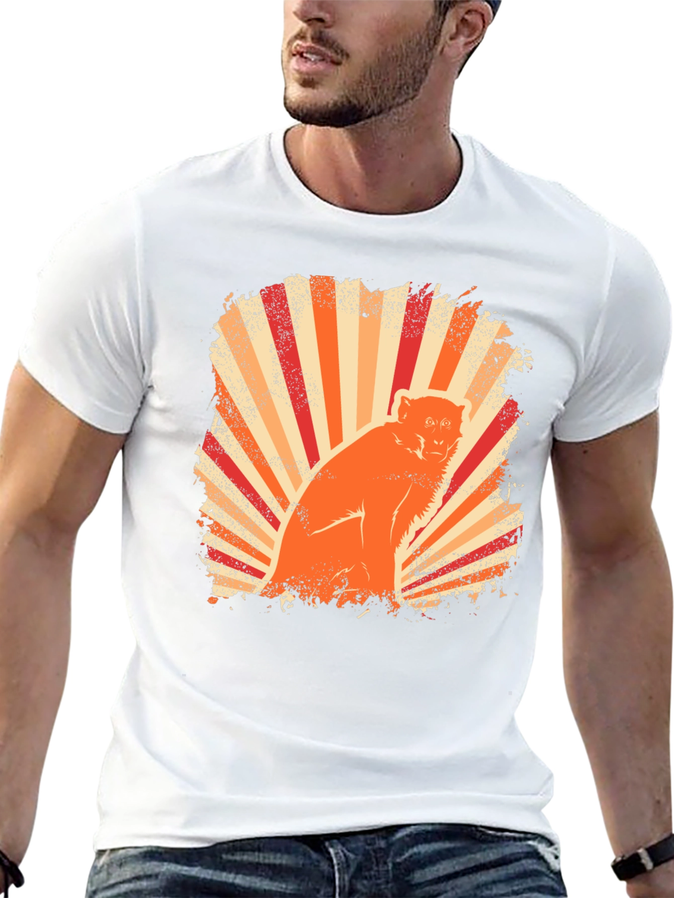 Retro Monkey Graphic Tee
