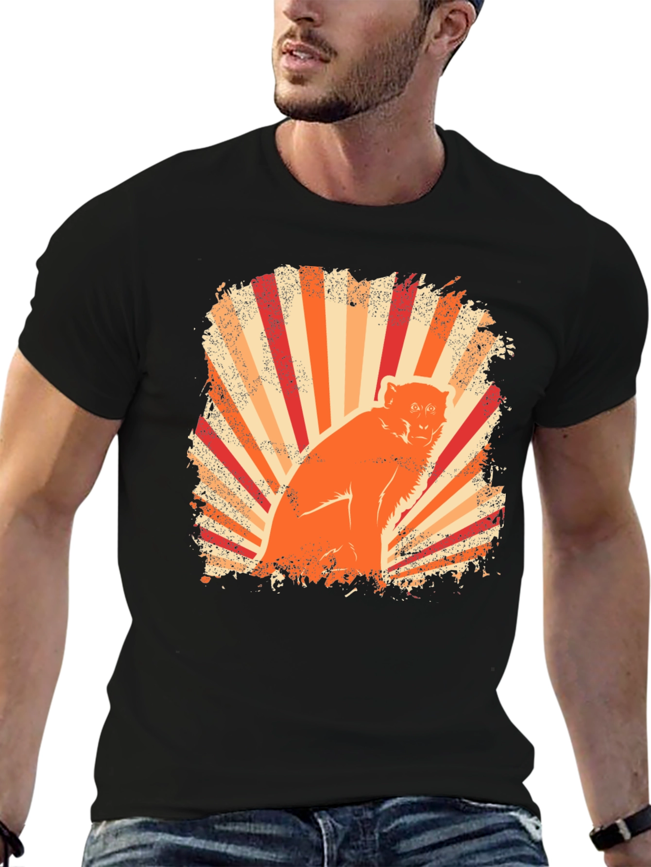 Retro Monkey Graphic Tee
