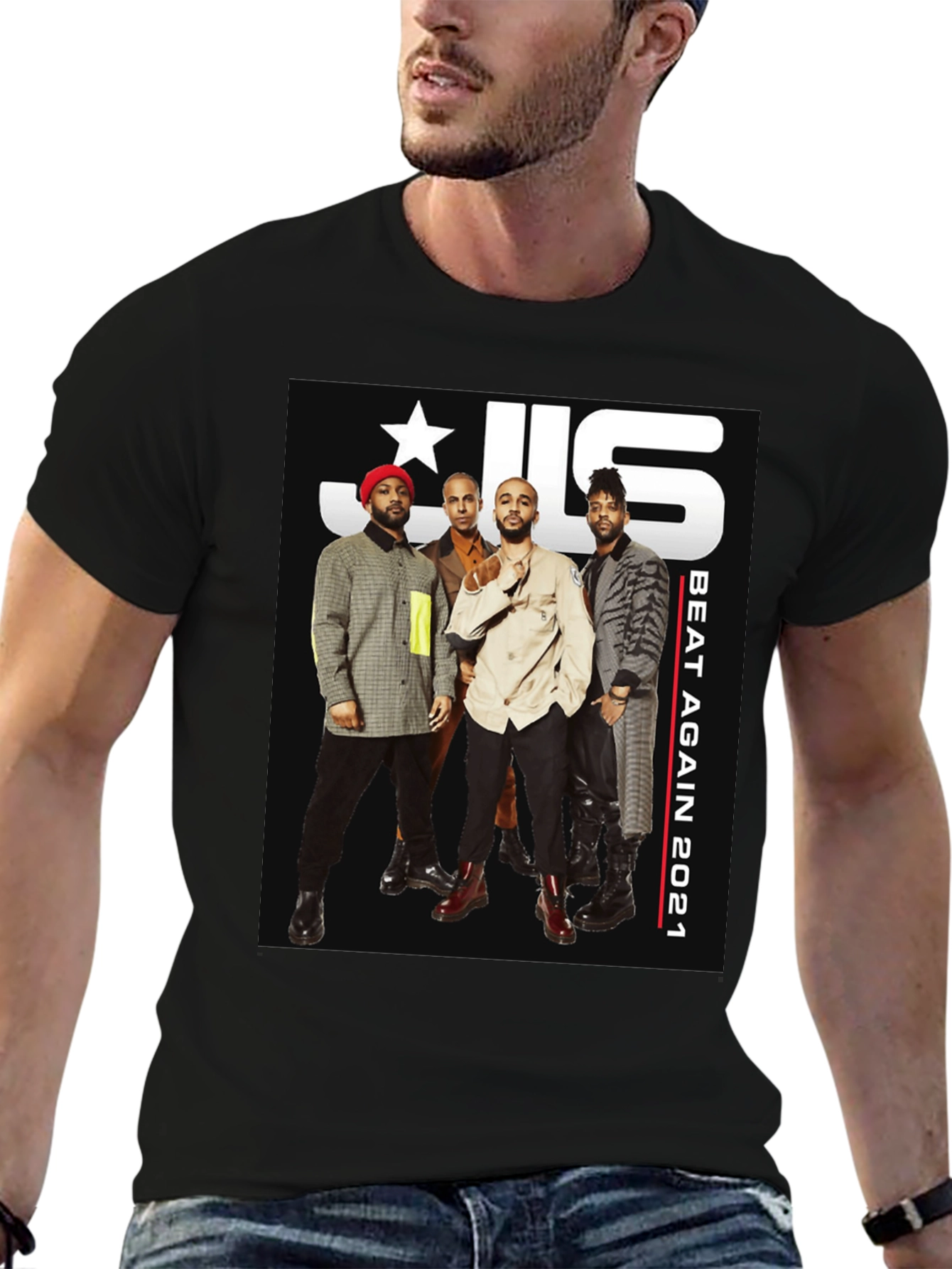 JLS Beat Again 2021 Black T-Shirt