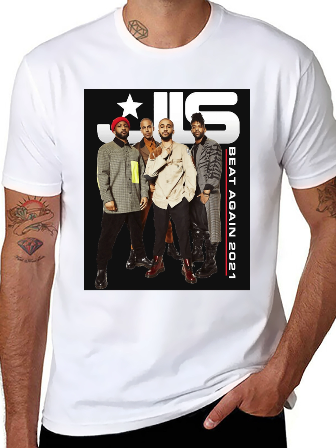 JLS Beat Again 2021 Black T-Shirt