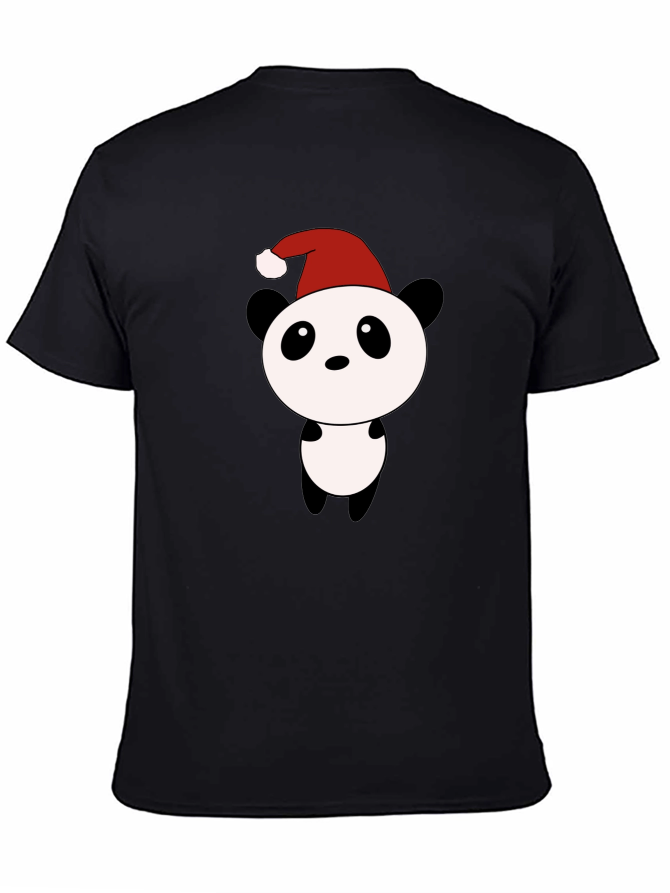 Festive Panda T-Shirt - Holiday Cheer