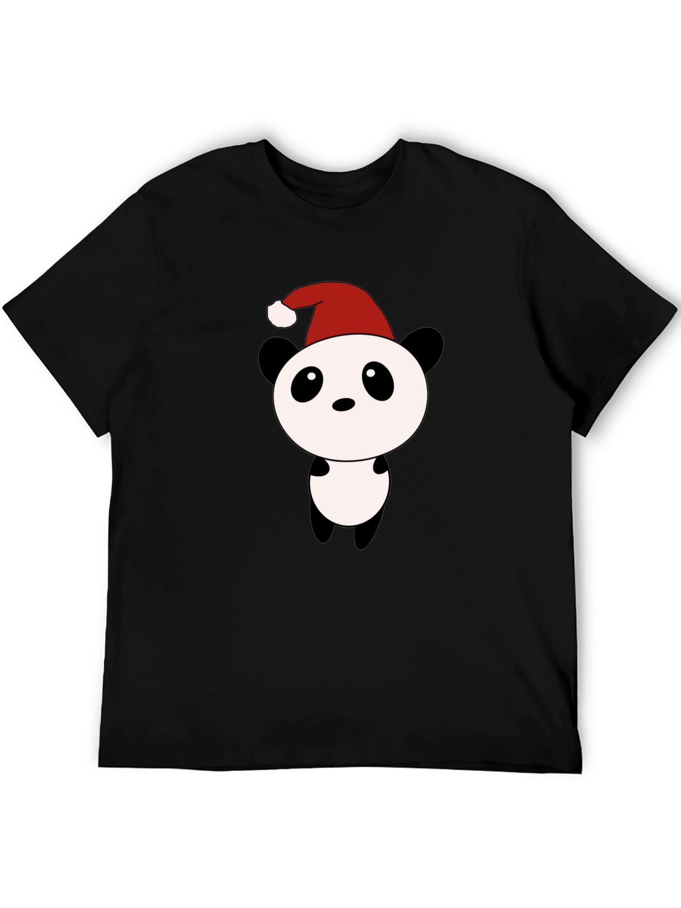Festive Panda T-Shirt - Holiday Cheer