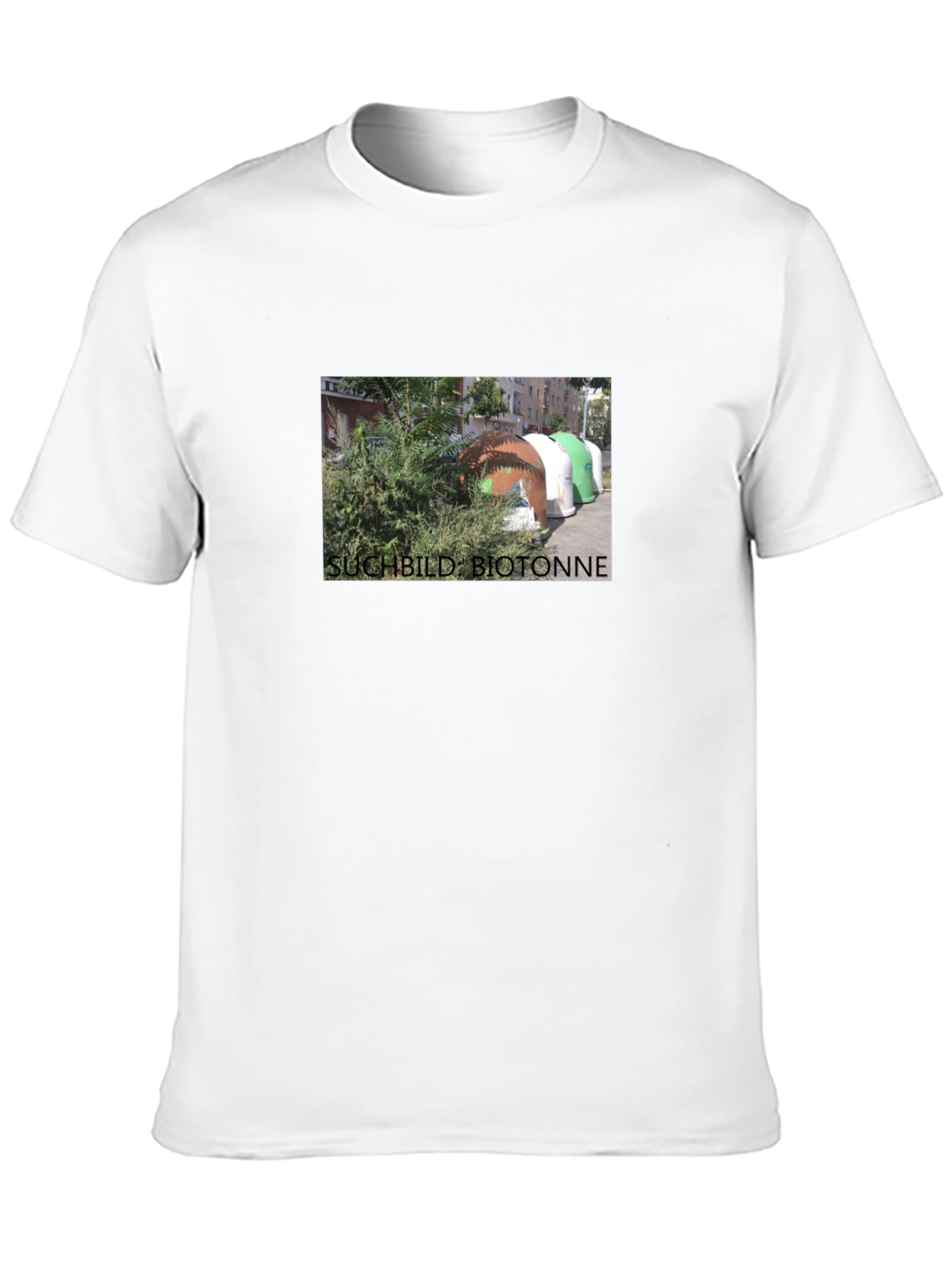 Suchtbild Biotonne T-Shirt Black