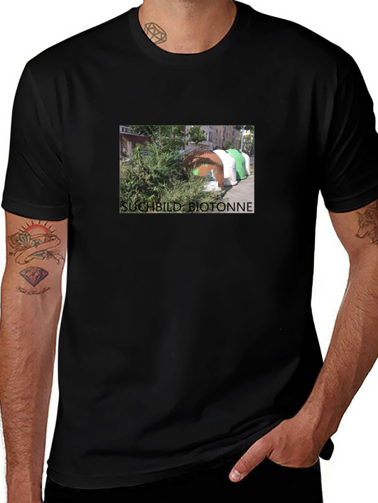 Suchtbild Biotonne T-Shirt Black