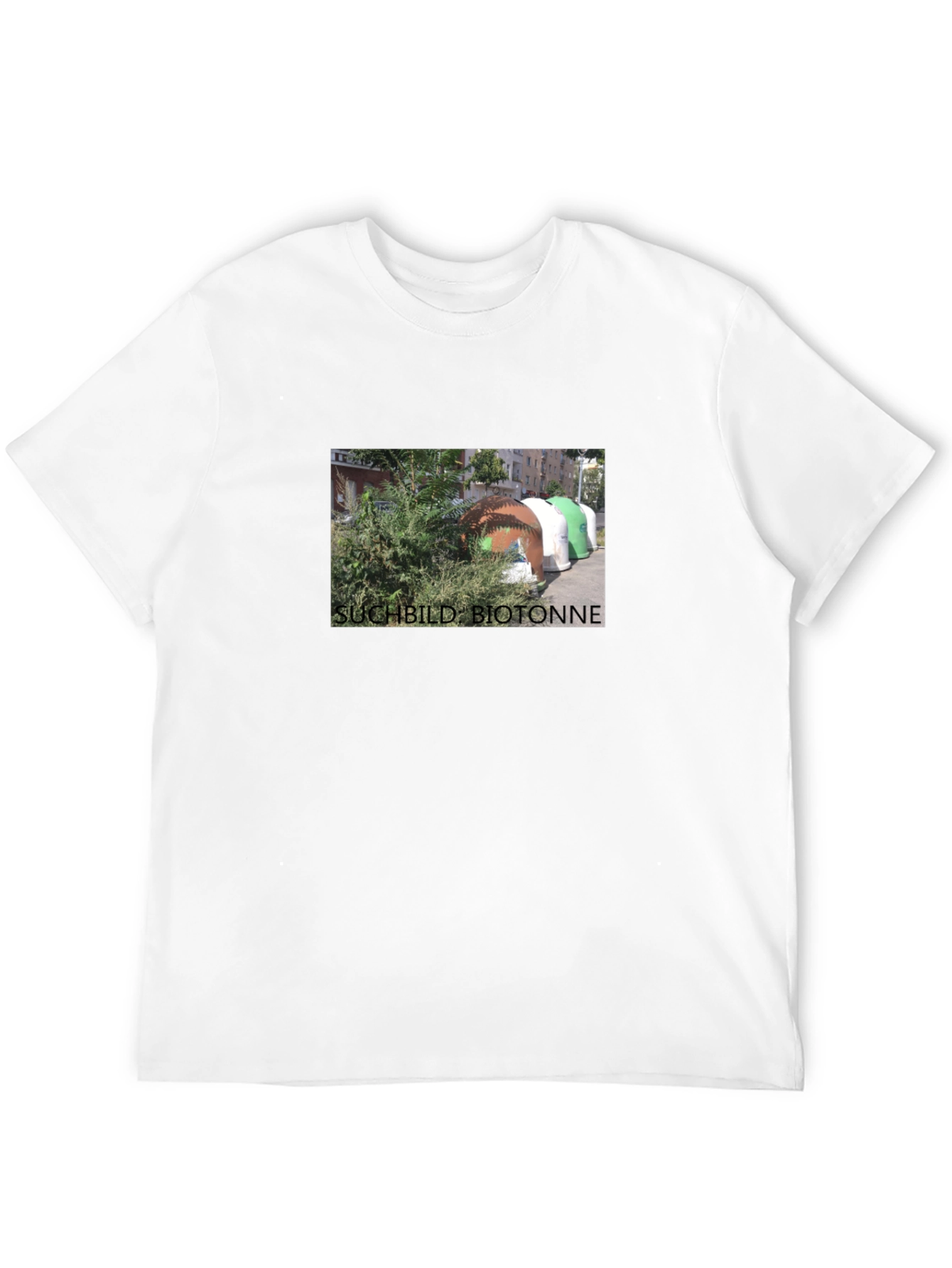 Suchtbild Biotonne T-Shirt Black