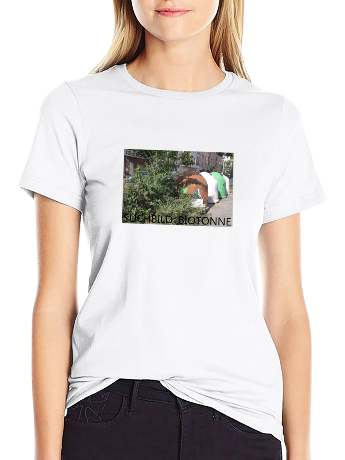 Suchtbild Biotonne T-Shirt Black