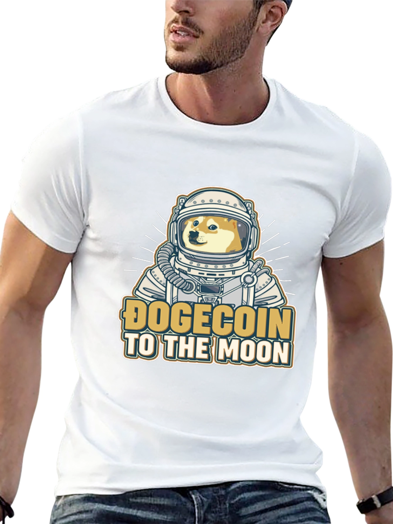 Dogecoin to the Moon T-Shirt