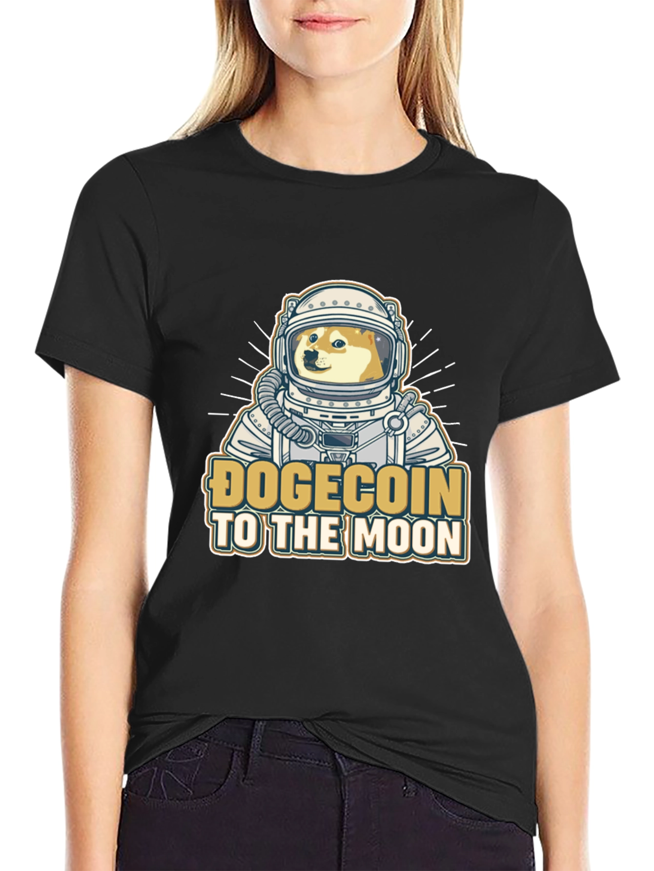 Dogecoin to the Moon T-Shirt