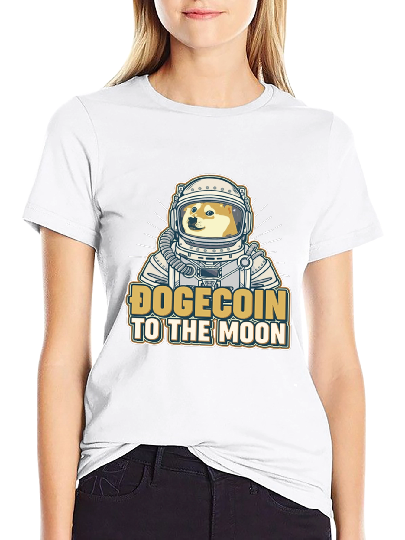 Dogecoin to the Moon T-Shirt