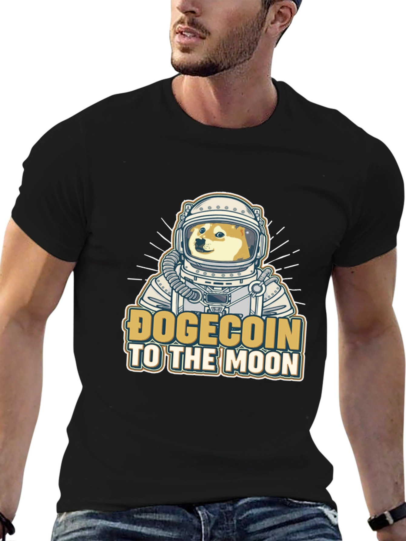 Dogecoin to the Moon T-Shirt