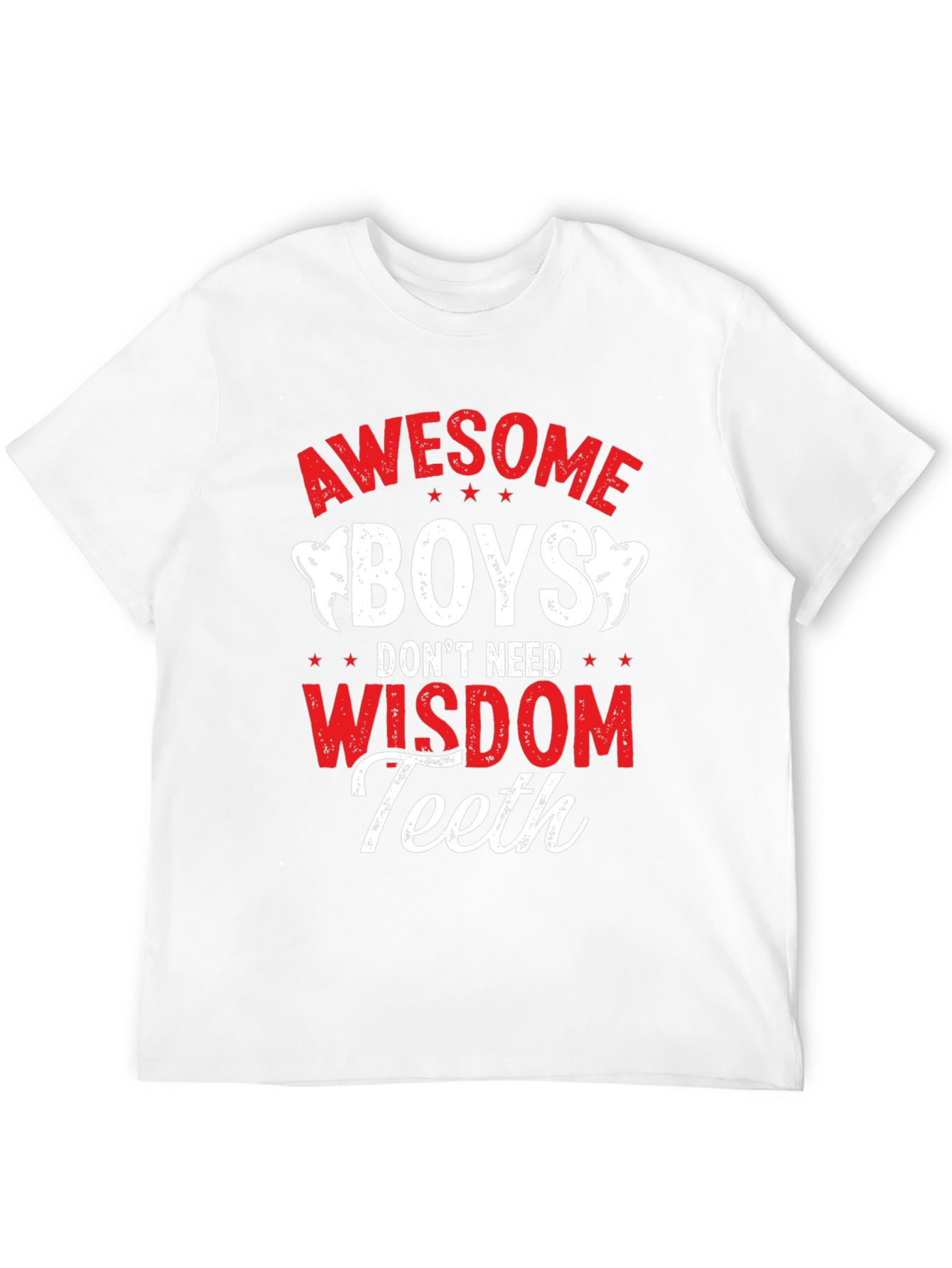 Awesome Boys Wisdom Teeth Graphic Tee