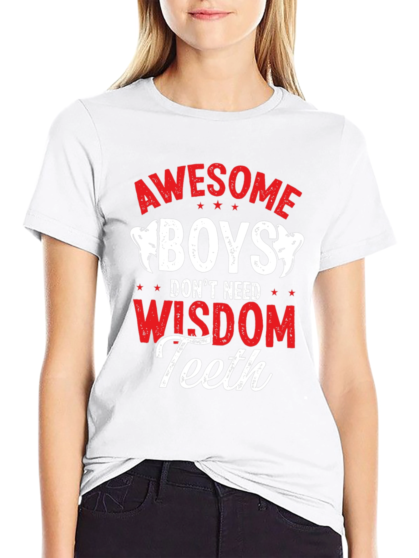 Awesome Boys Wisdom Teeth Graphic Tee