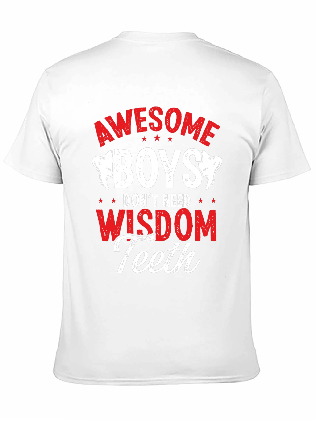 Awesome Boys Wisdom Teeth Graphic Tee