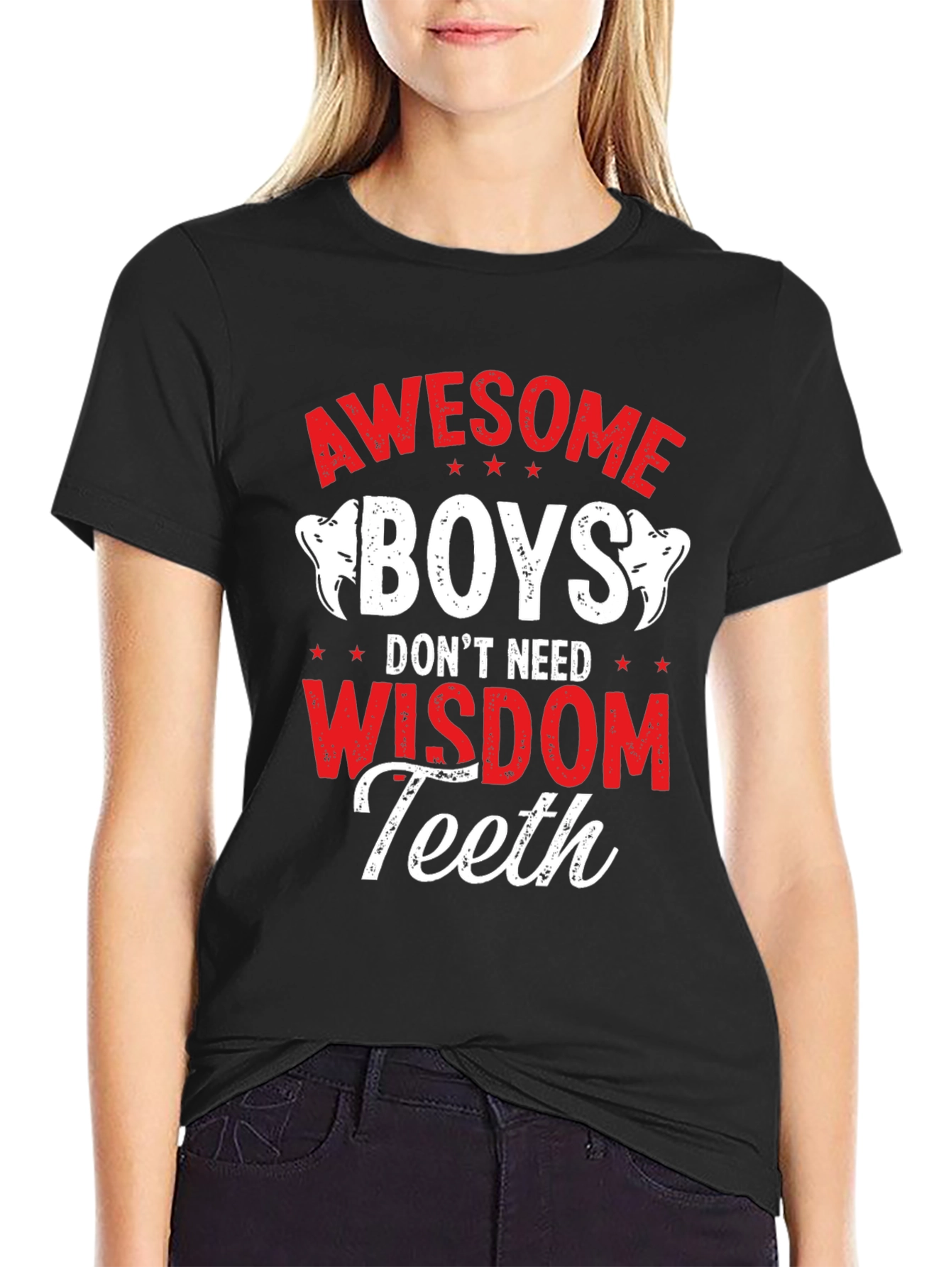 Awesome Boys Wisdom Teeth Graphic Tee