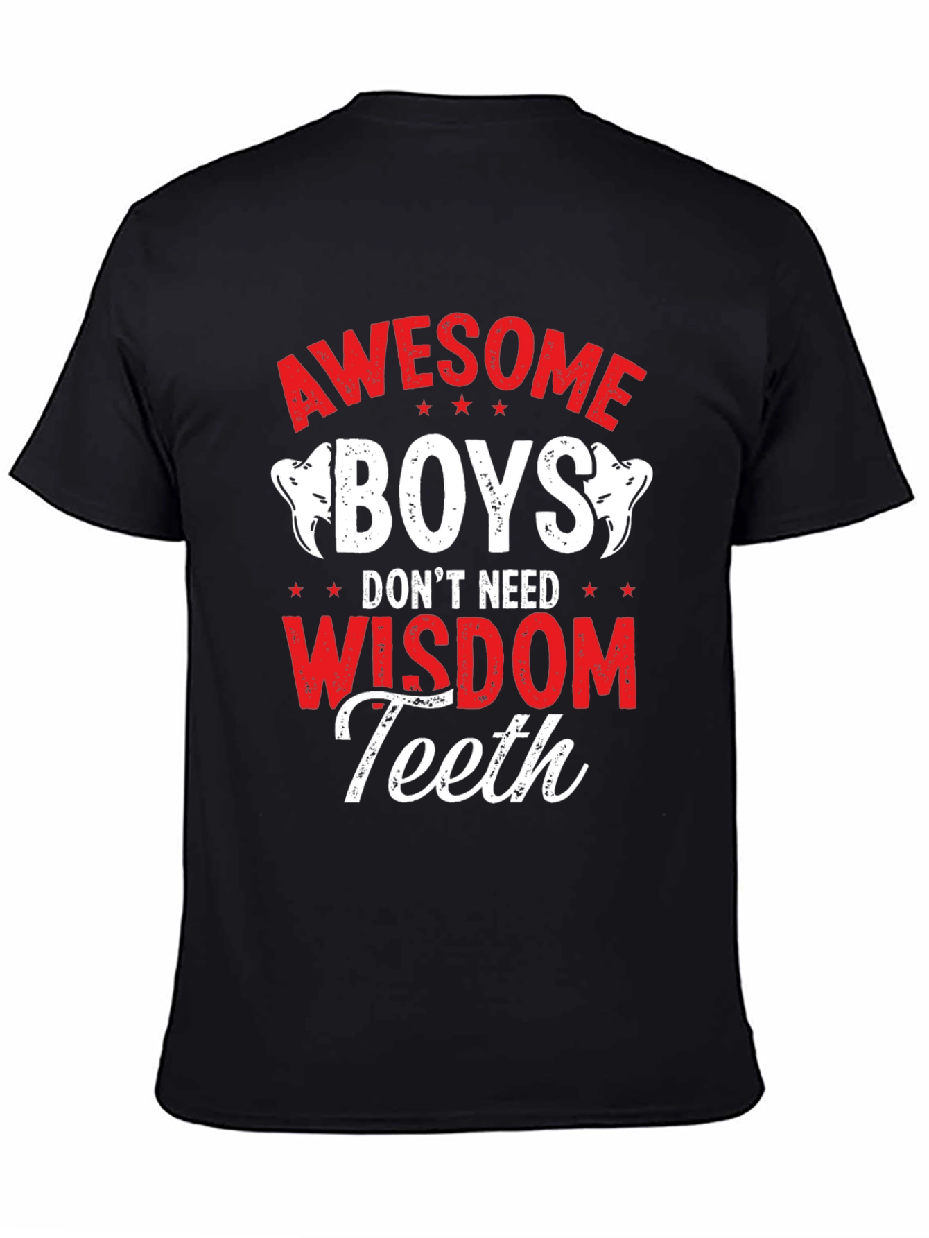 Awesome Boys Wisdom Teeth Graphic Tee