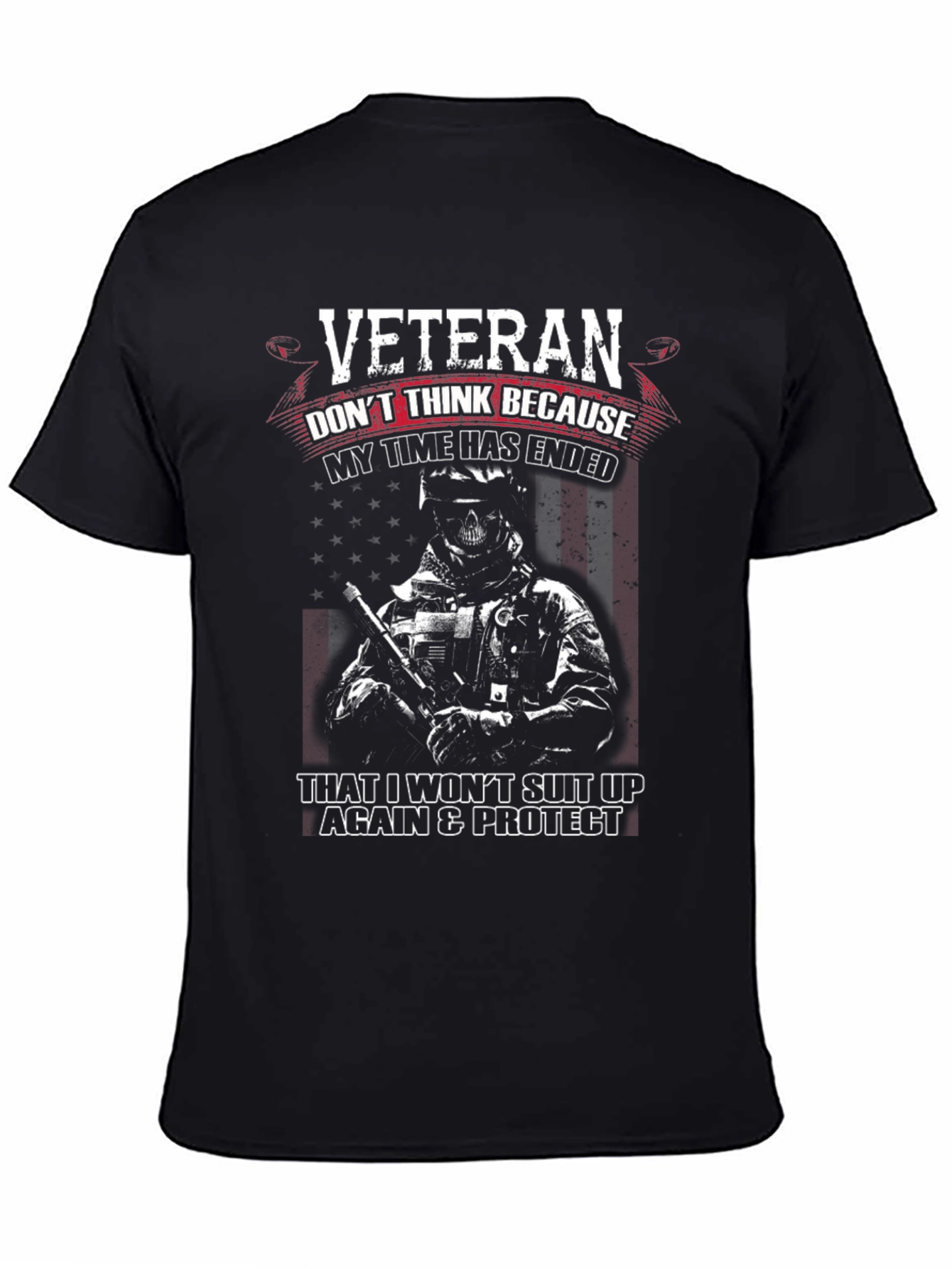 Veteran Graphic T-Shirt: Protect & Serve