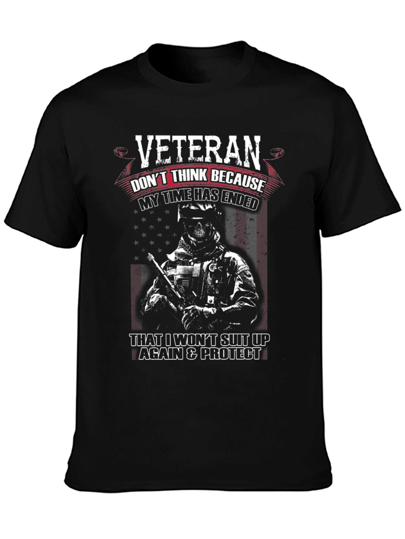 Veteran Graphic T-Shirt: Protect & Serve