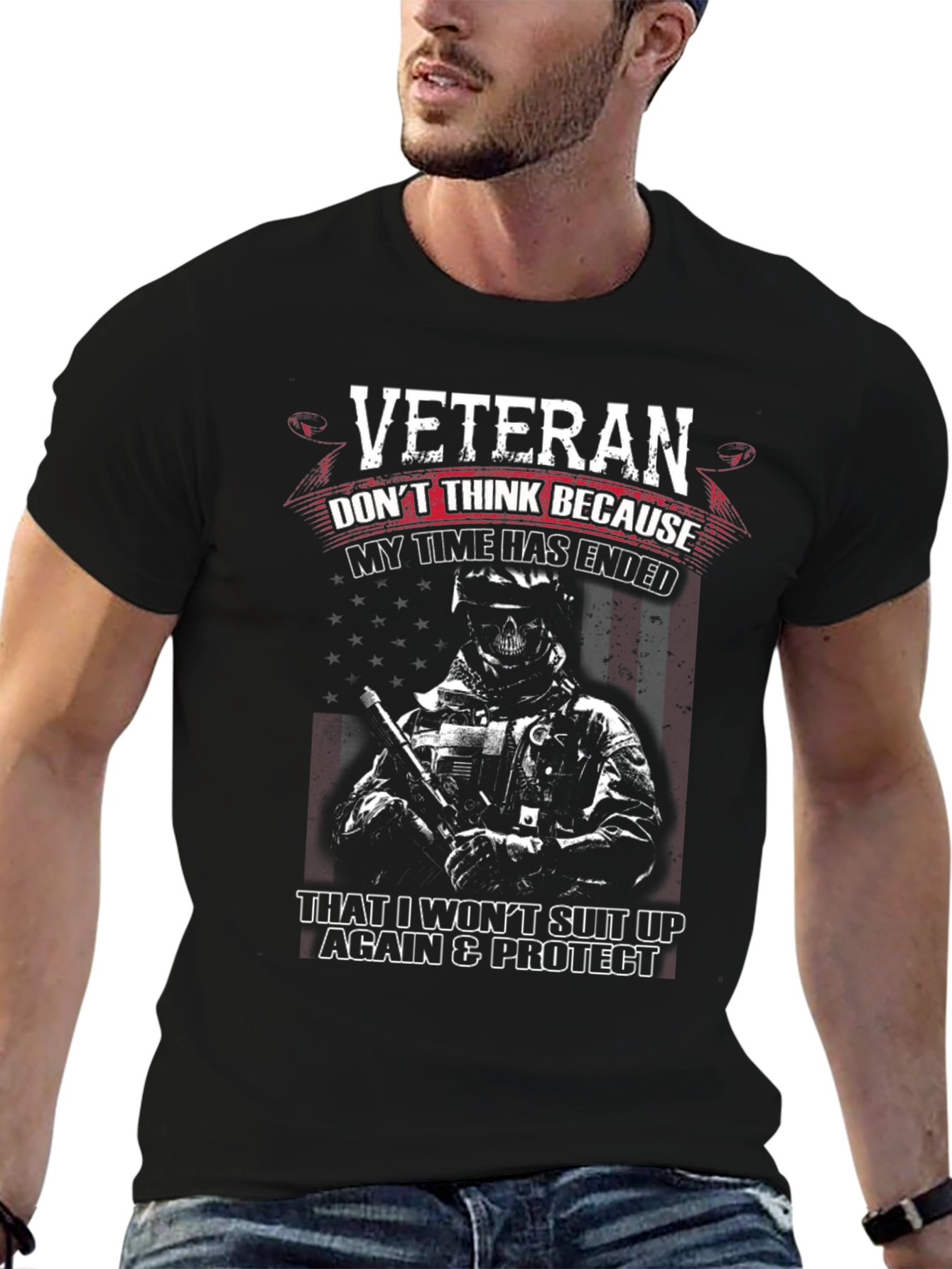 Veteran Graphic T-Shirt: Protect & Serve