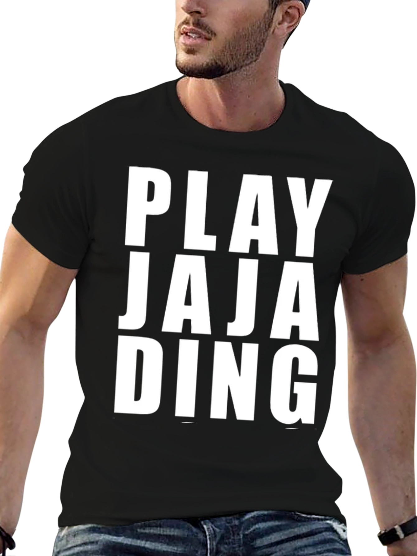Play Jaja Ding Graphic Tee - Mens Black T-Shirt