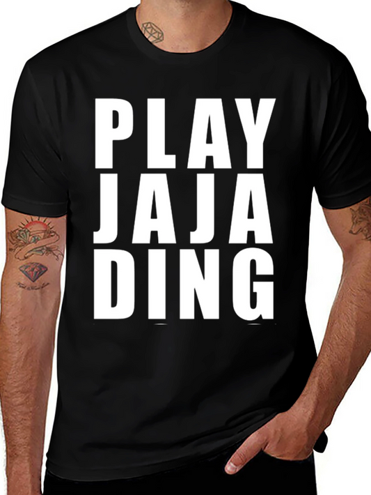 Play Jaja Ding Graphic Tee - Mens Black T-Shirt