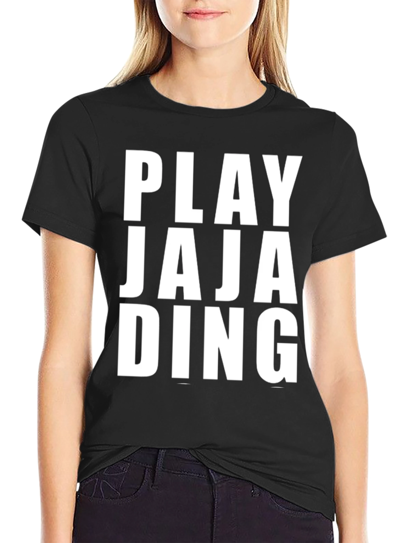 Play Jaja Ding Graphic Tee - Mens Black T-Shirt