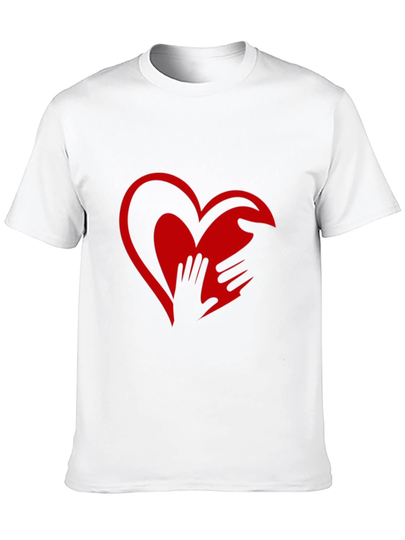 Heart Hands Graphic Tee - Expressive Design