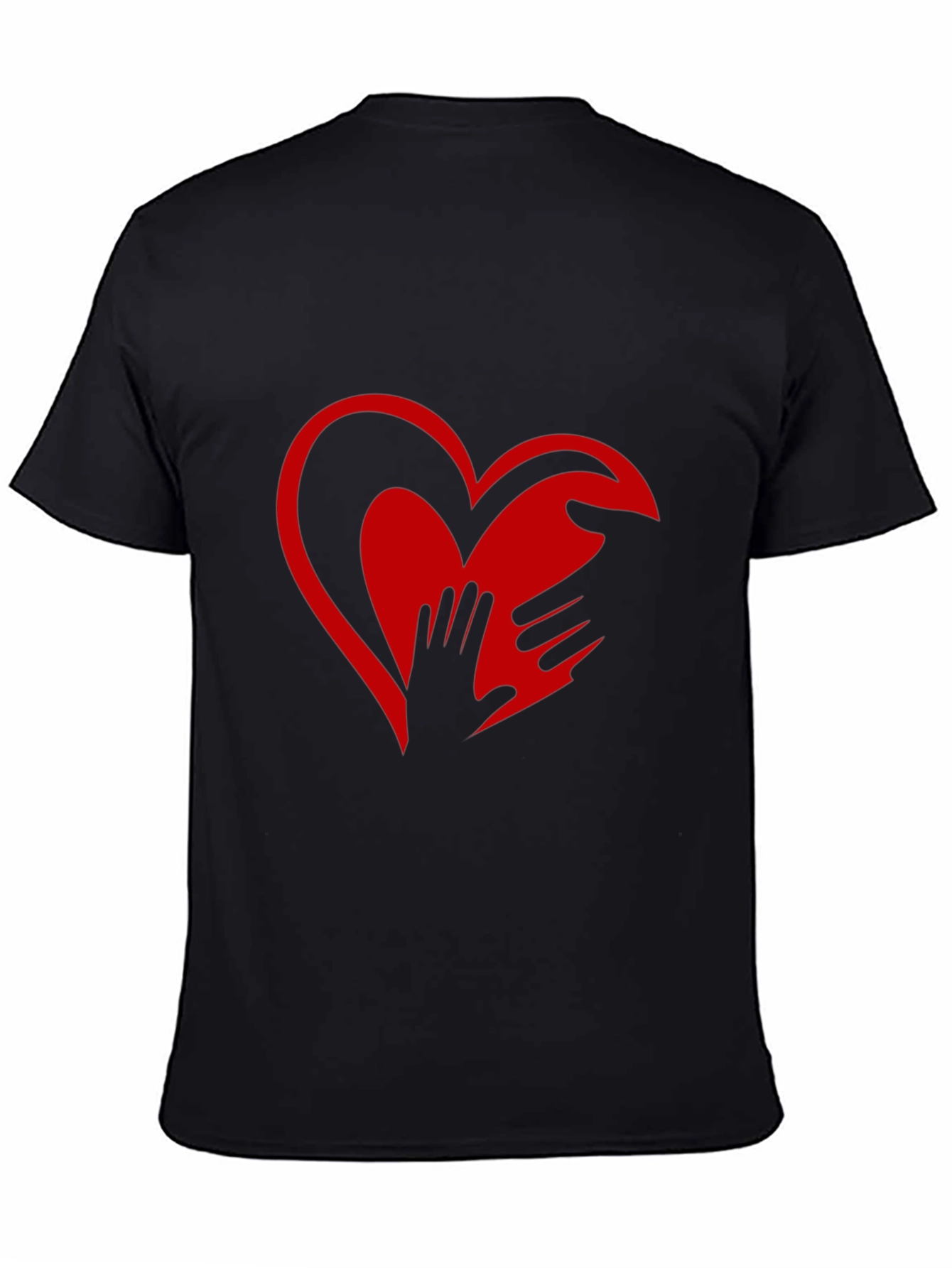 Heart Hands Graphic Tee - Expressive Design