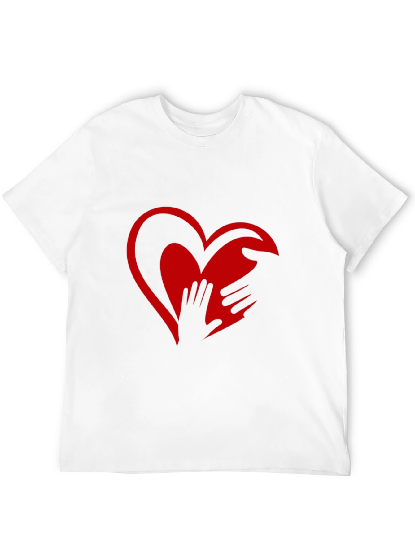 Heart Hands Graphic Tee - Expressive Design
