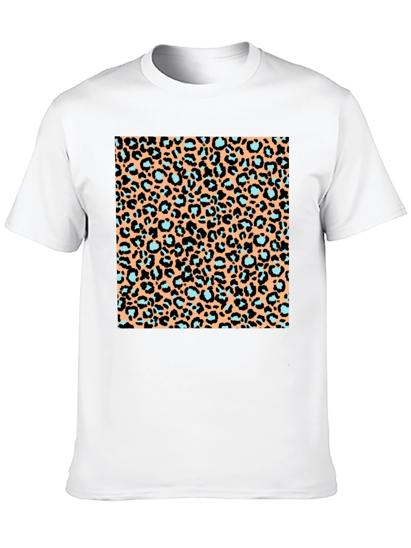 Leopard Print T-Shirt - Black